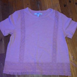 Brand new cut out pink top